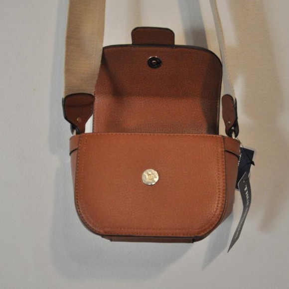 True Religion Cognac Horseshoe Crossbody Bag - Picture 8 of 10